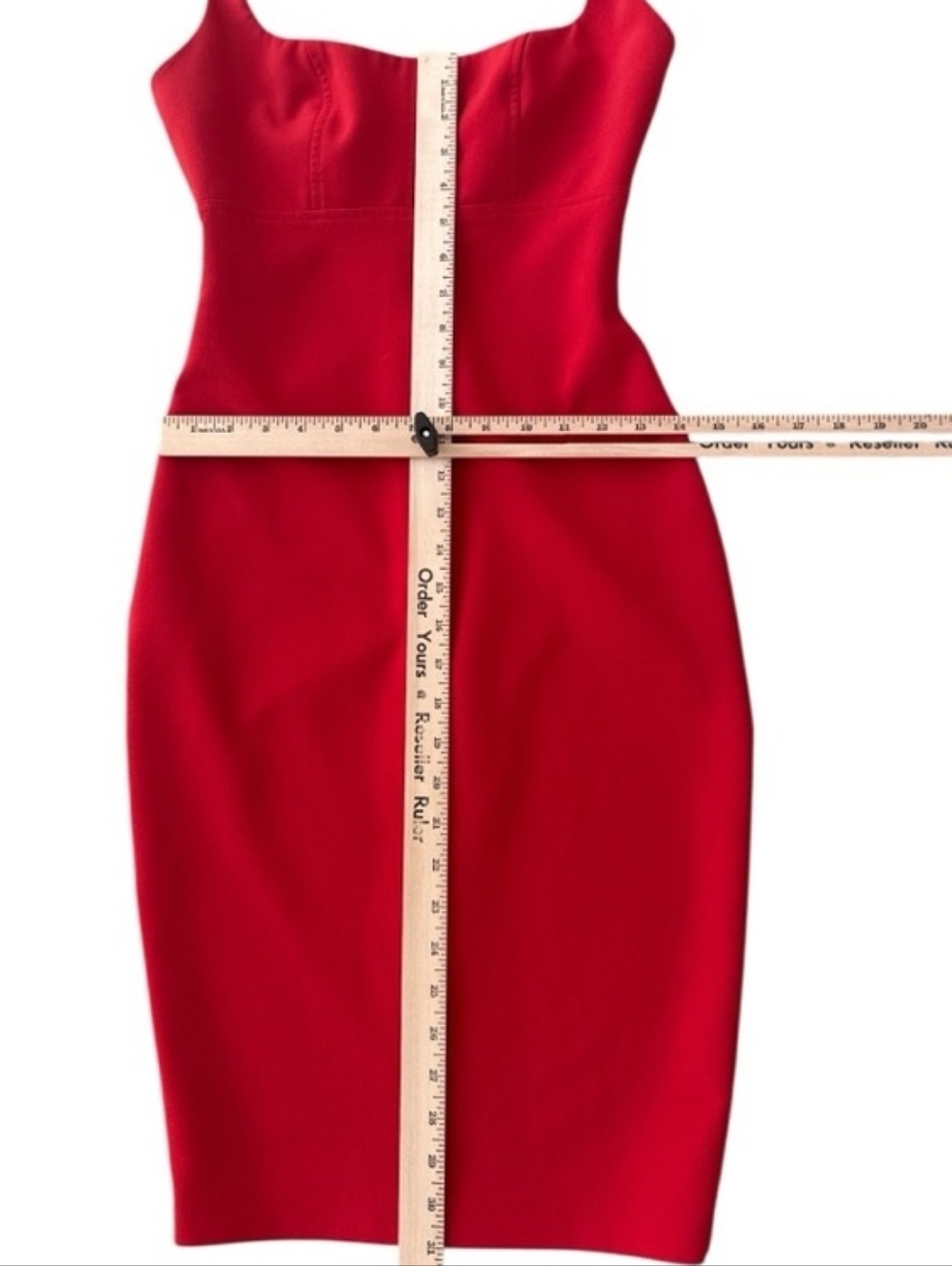 LIKELY Dixie Red Halter Sheath Dress - Picture 16 of 16